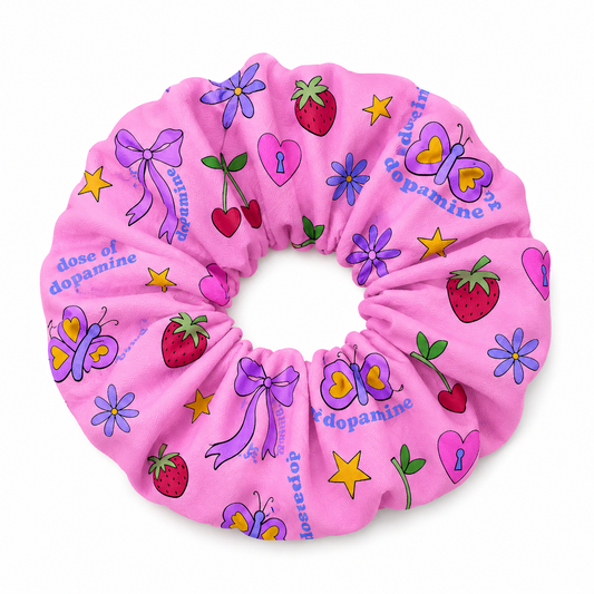 Pretty In Pink Scrunchie