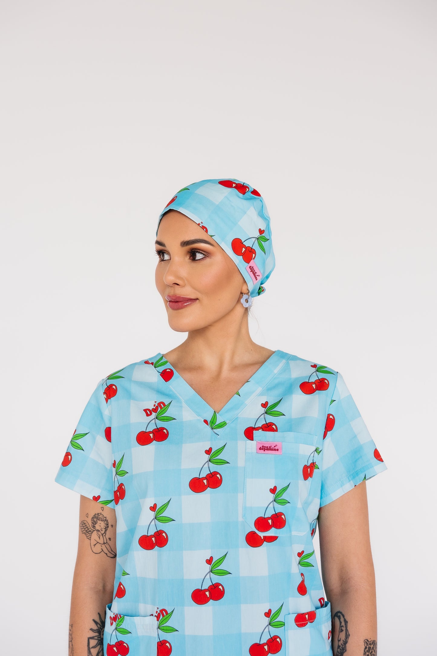 Cherry On Top Scrub Top