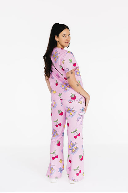 Pretty In Pink Scrub Set