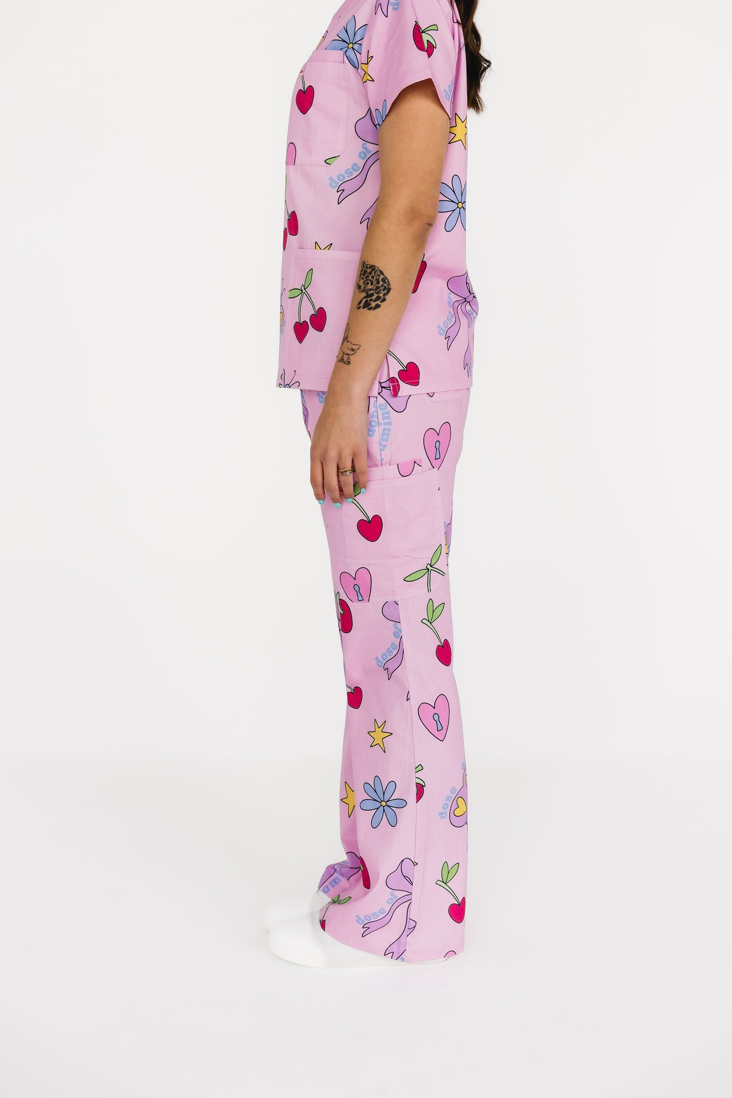 Pretty In Pink Scrub Set