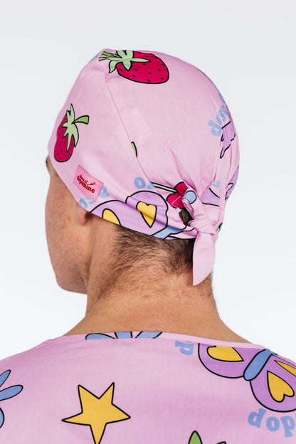 Pretty In Pink Scrub Cap