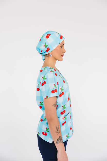 Cherry On Top Scrub Top