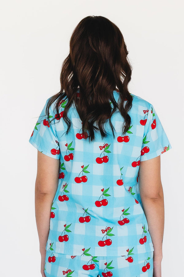 Cherry On Top Scrub Top