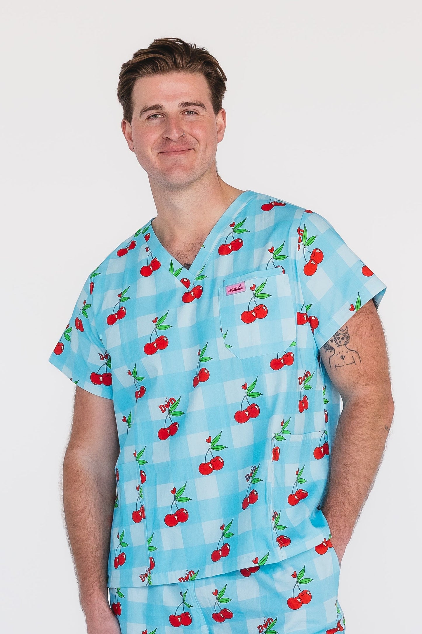 Cherry On Top Scrub Top